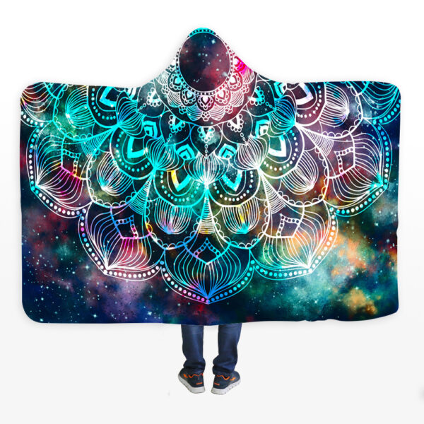 Hooded blanket cloak