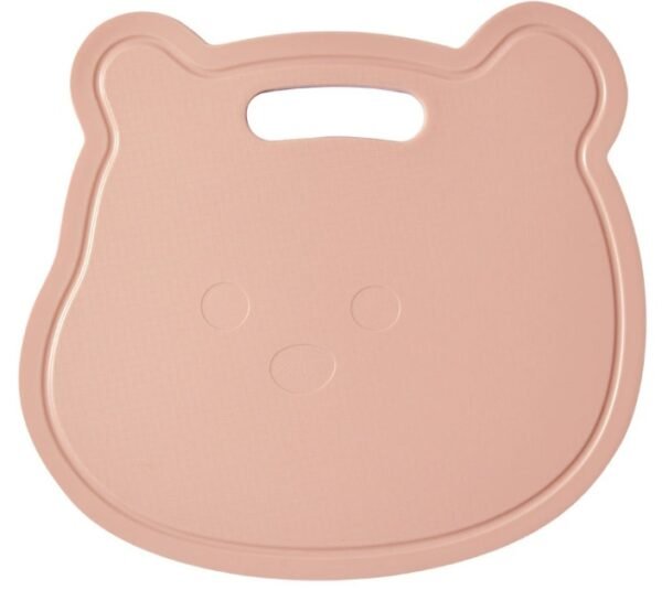 Cartoon Bear Chopping Board-Lotus Root Pink Color-PP-1 piece