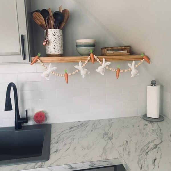 Lovely Rabbit Carrot Easter Wreath