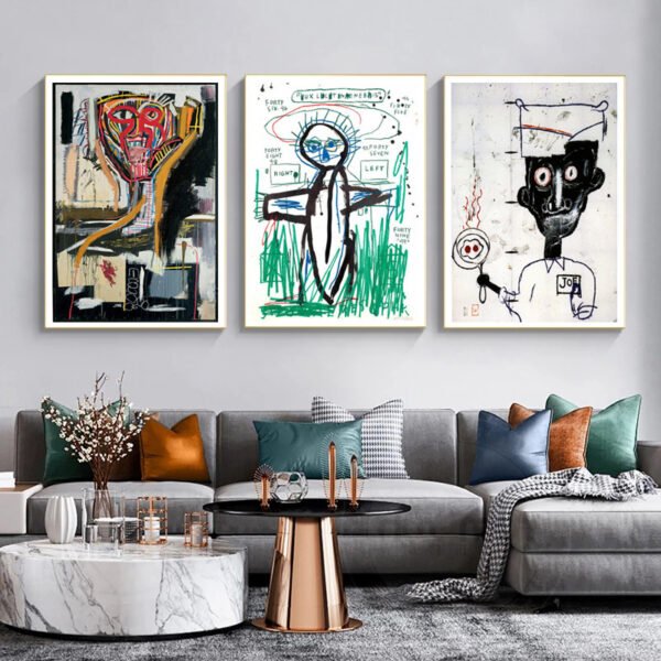 Abstract Graffiti Frameless Canvas Decorative Wall Art