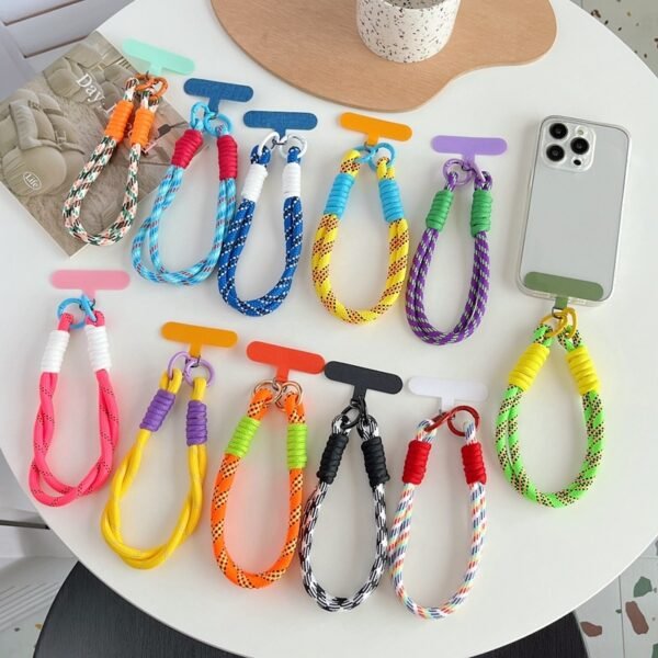 Mobile Phone Lanyard Portable Twist Rope Anti-lost Pendant Strong