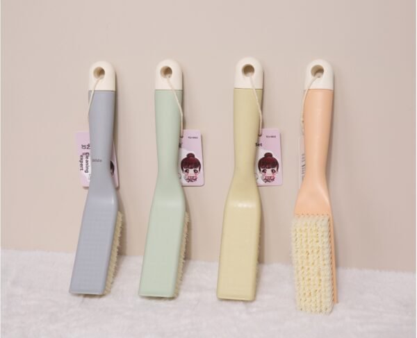 Household shoe brush-Extended handle model-Random color-Length 22.5cm-1 piece